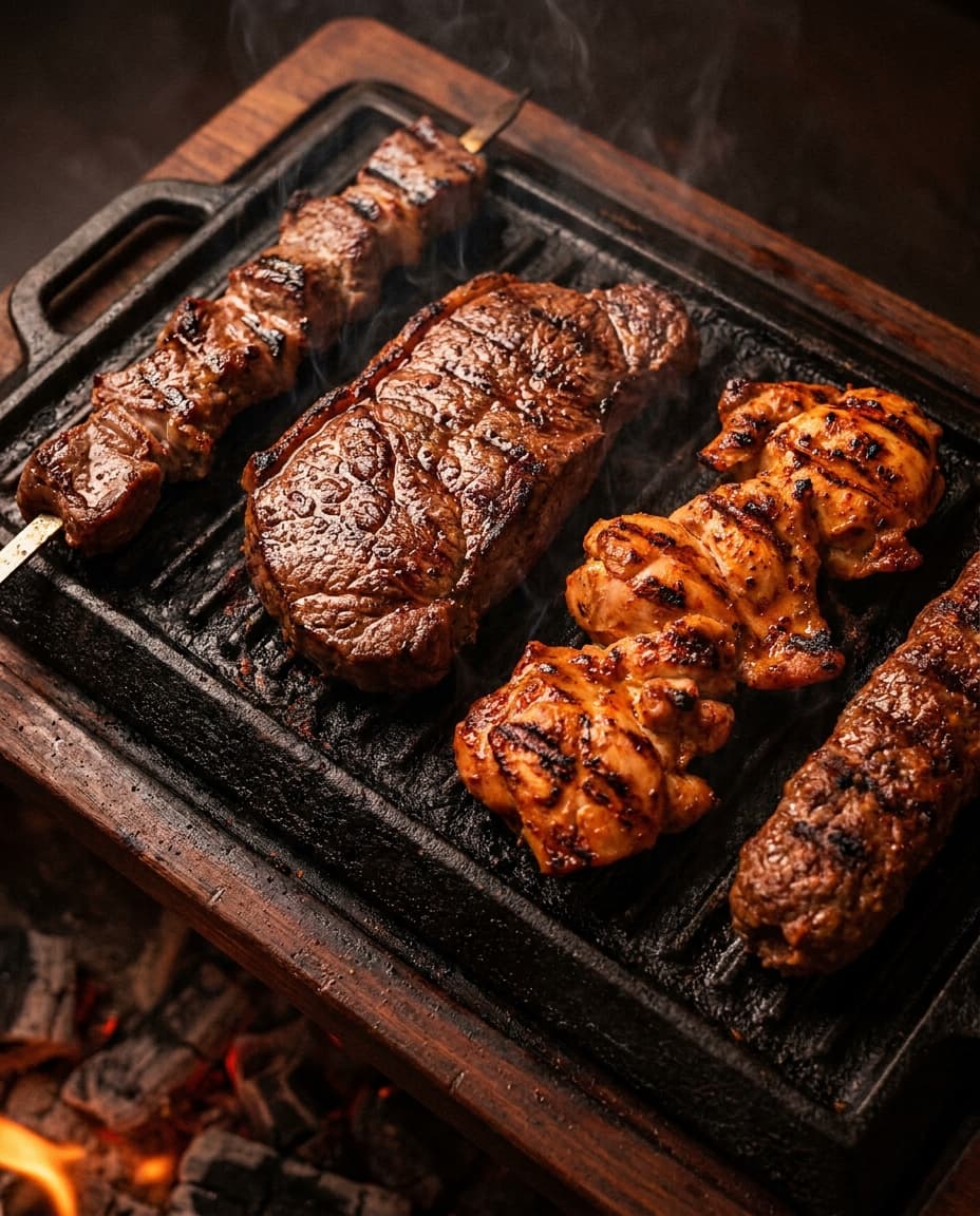 Sorten Fleisch